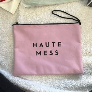 Haute Mess makeup bag / wristlet by Molly